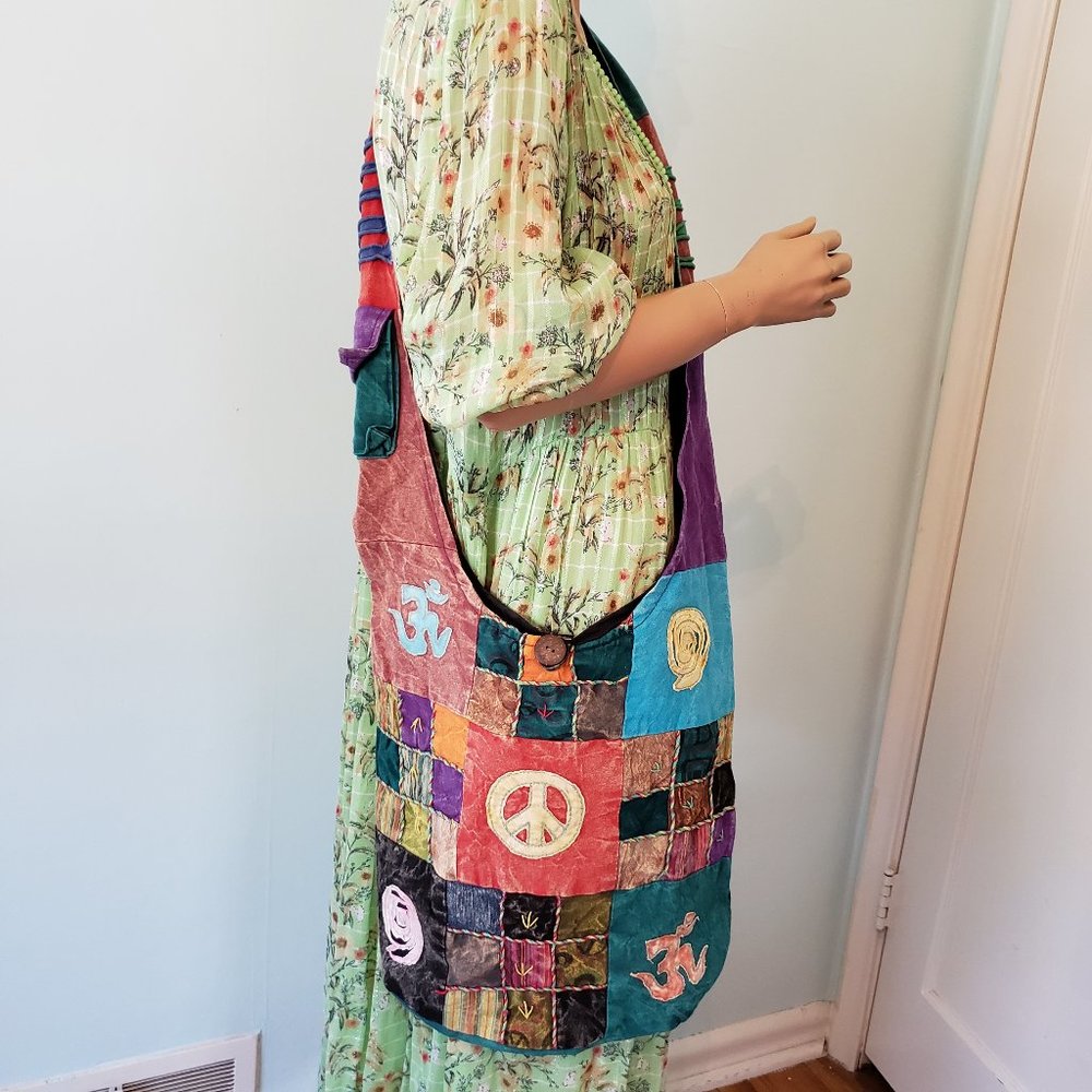 Cute Fabric bohemian bag, NWOT. - Picture 2 of 14